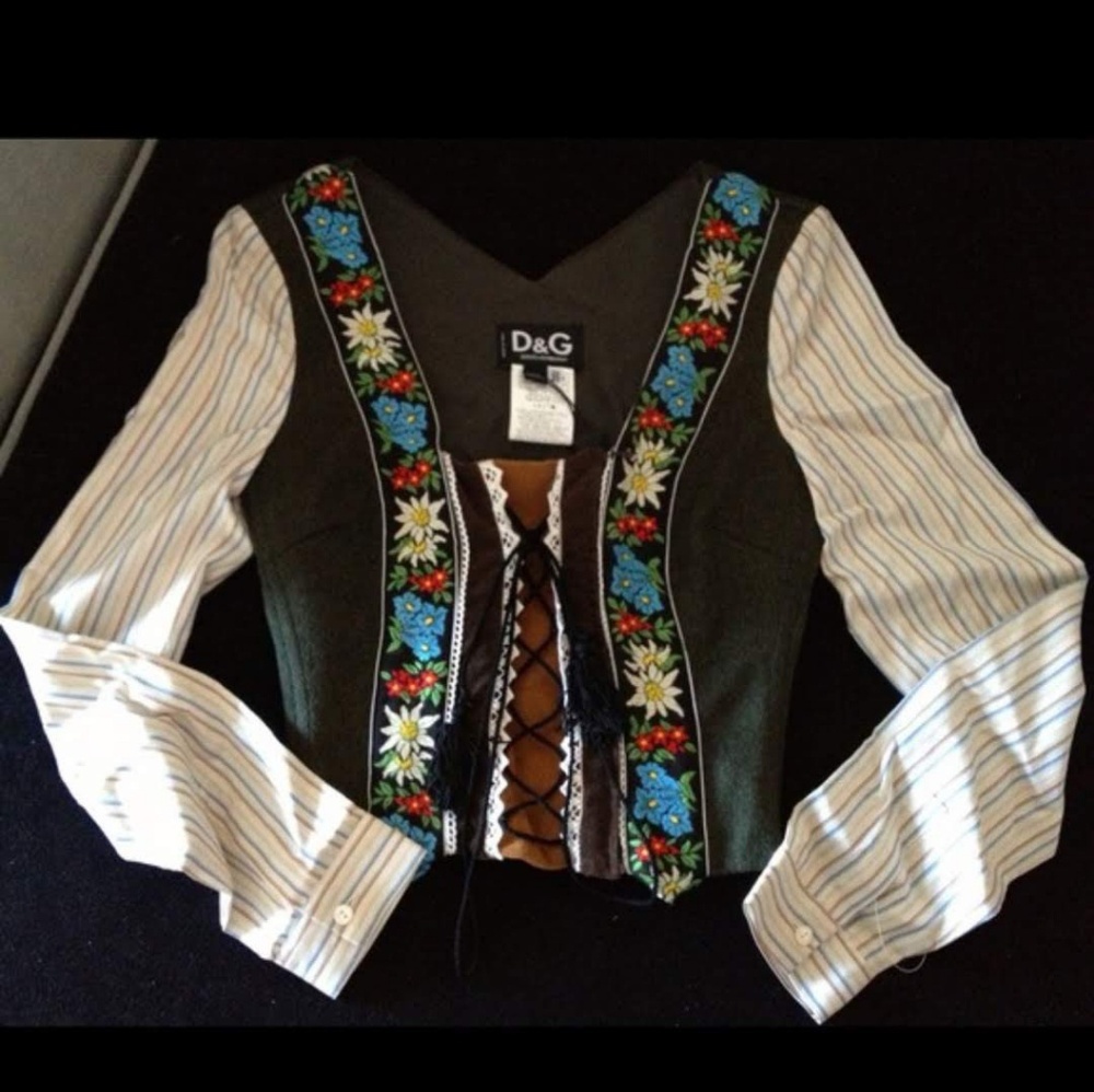 Dolce and Gabbana corset top
